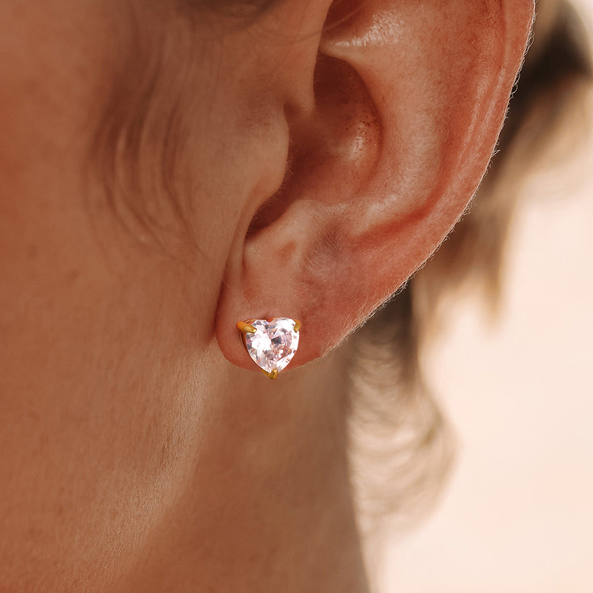 Assorted Zircon Stud Earrings — styled view 03