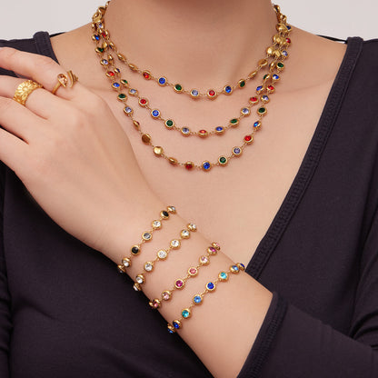 Multicolor Zircon Jewelry — product view 01
