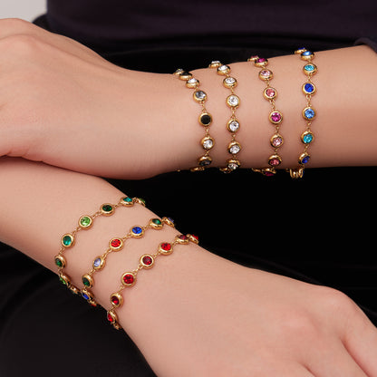 Multicolor Zircon Jewelry — flat lay 03
