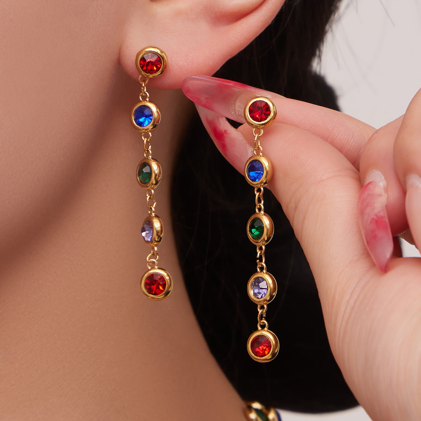 Multicolor Zircon Jewelry — styled view 04