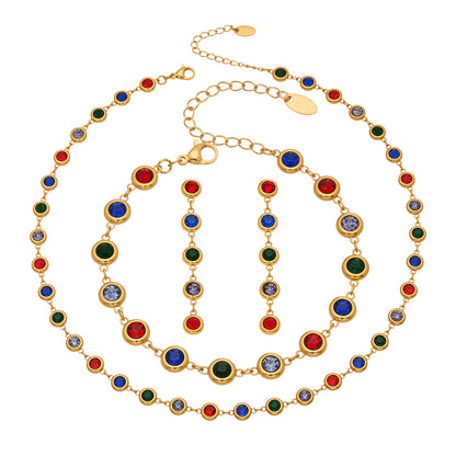 Multicolor Zircon Jewelry — design overview 05