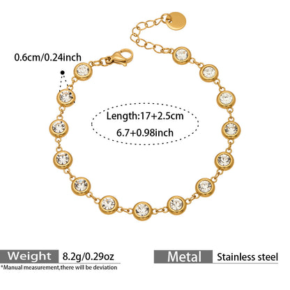 Multicolor Zircon Jewelry — dimensions and size reference 07