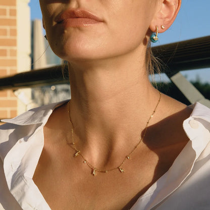 Delicate Charm Station Necklaces — styled view 04