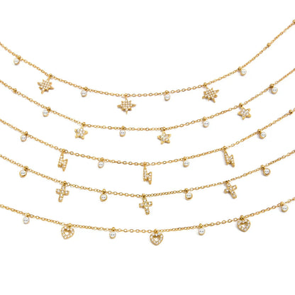Delicate Charm Station Necklaces — design overview 05