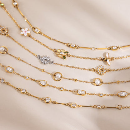 Delicate Charm Layered Necklaces — styled view 02