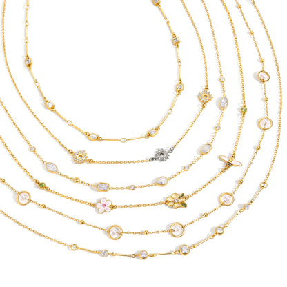 Delicate Charm Layered Necklaces — design overview 05