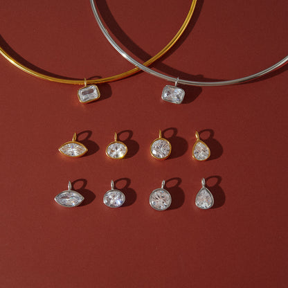 Zircon Choker Necklaces — styled view 02