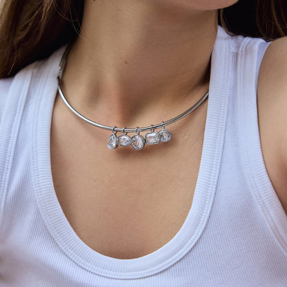 Zircon Choker Necklaces — styled view 04