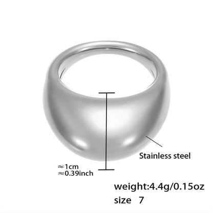 Assorted Sculptural Open Rings — dimensions and size reference 10