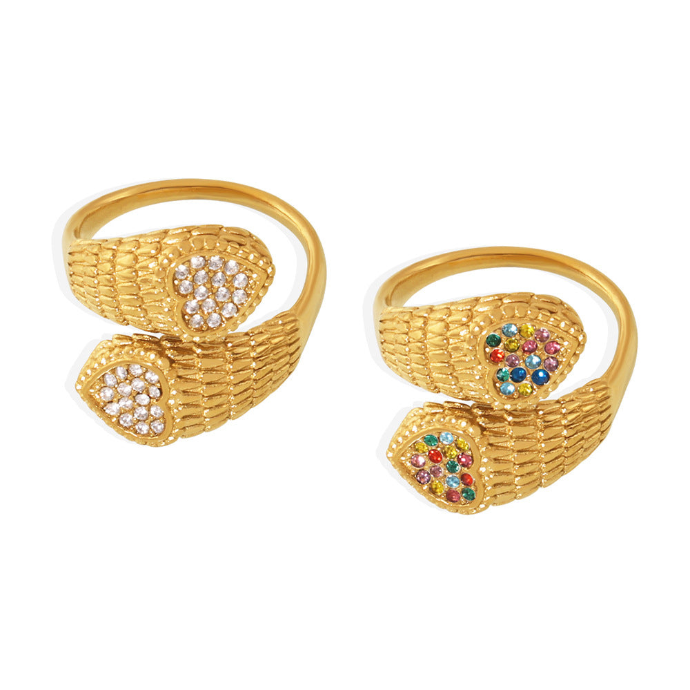 Heart Zircon Wrap Rings — design overview 05