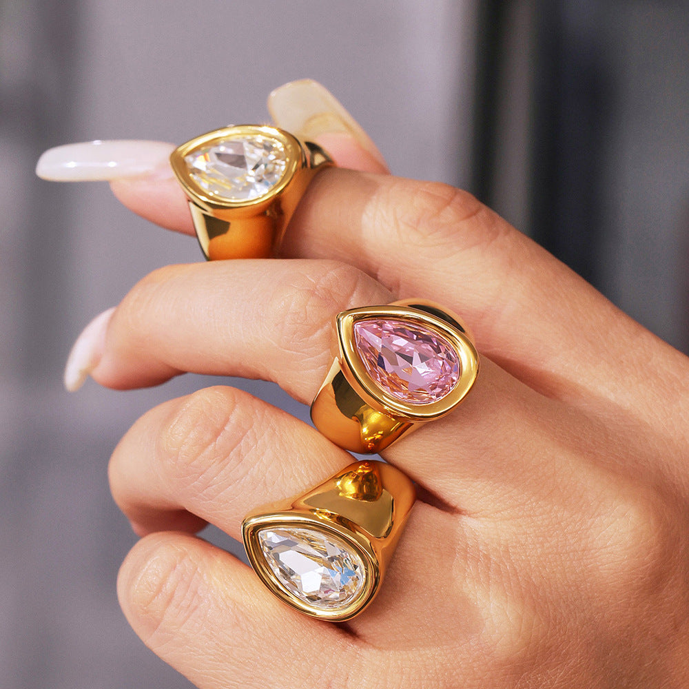 Faceted Stone Statement Rings — styled view 03