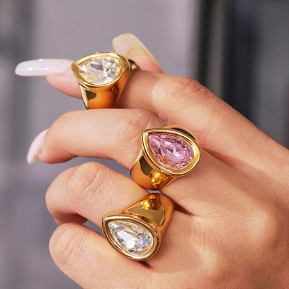 Faceted Stone Statement Rings — styled view 03