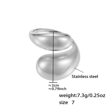 Assorted Heart and Smooth Rings — dimensions and size reference 09