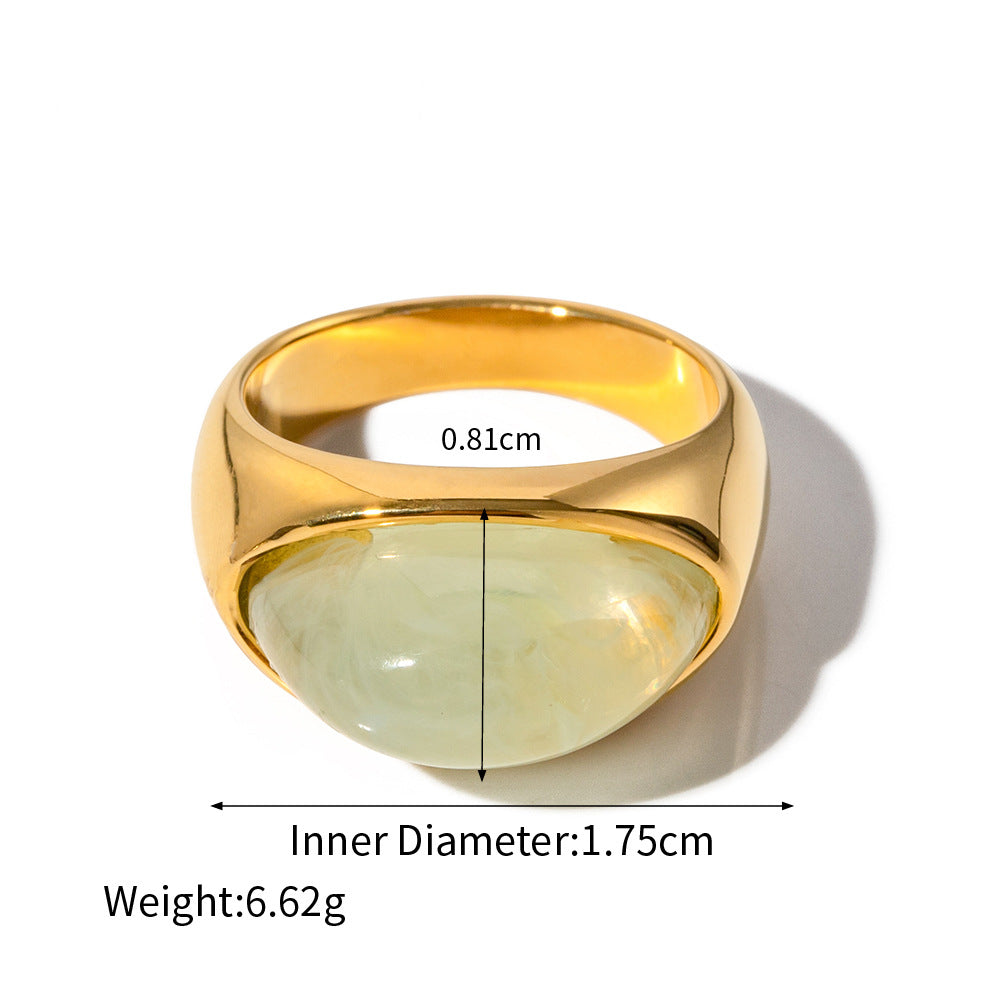 Green and Clear Stone Statement Rings — dimensions and size reference 03