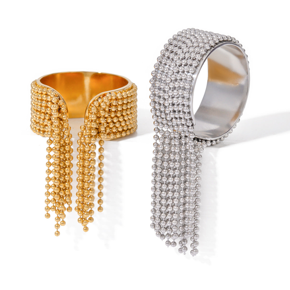 Chain Fringe Open Ring — design overview 05