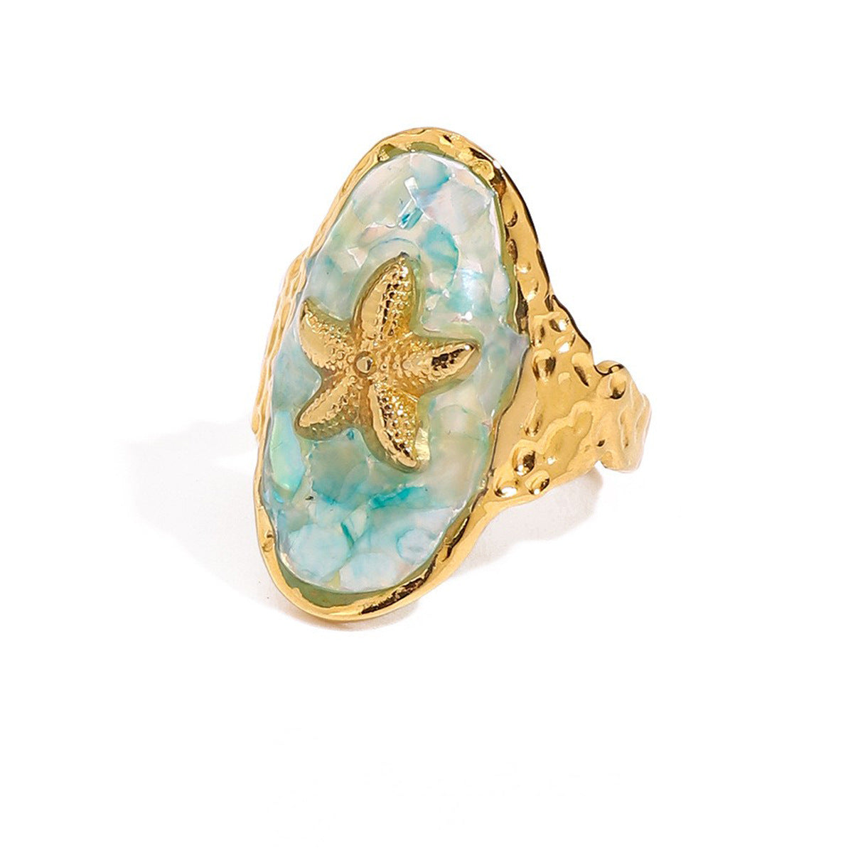 Starfish Stone Statement Ring — design overview 01
