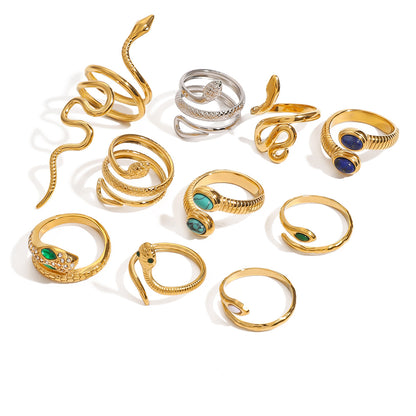 Assorted Snake Rings — design overview 01
