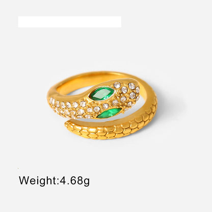Assorted Snake Rings — dimensions and size reference 07