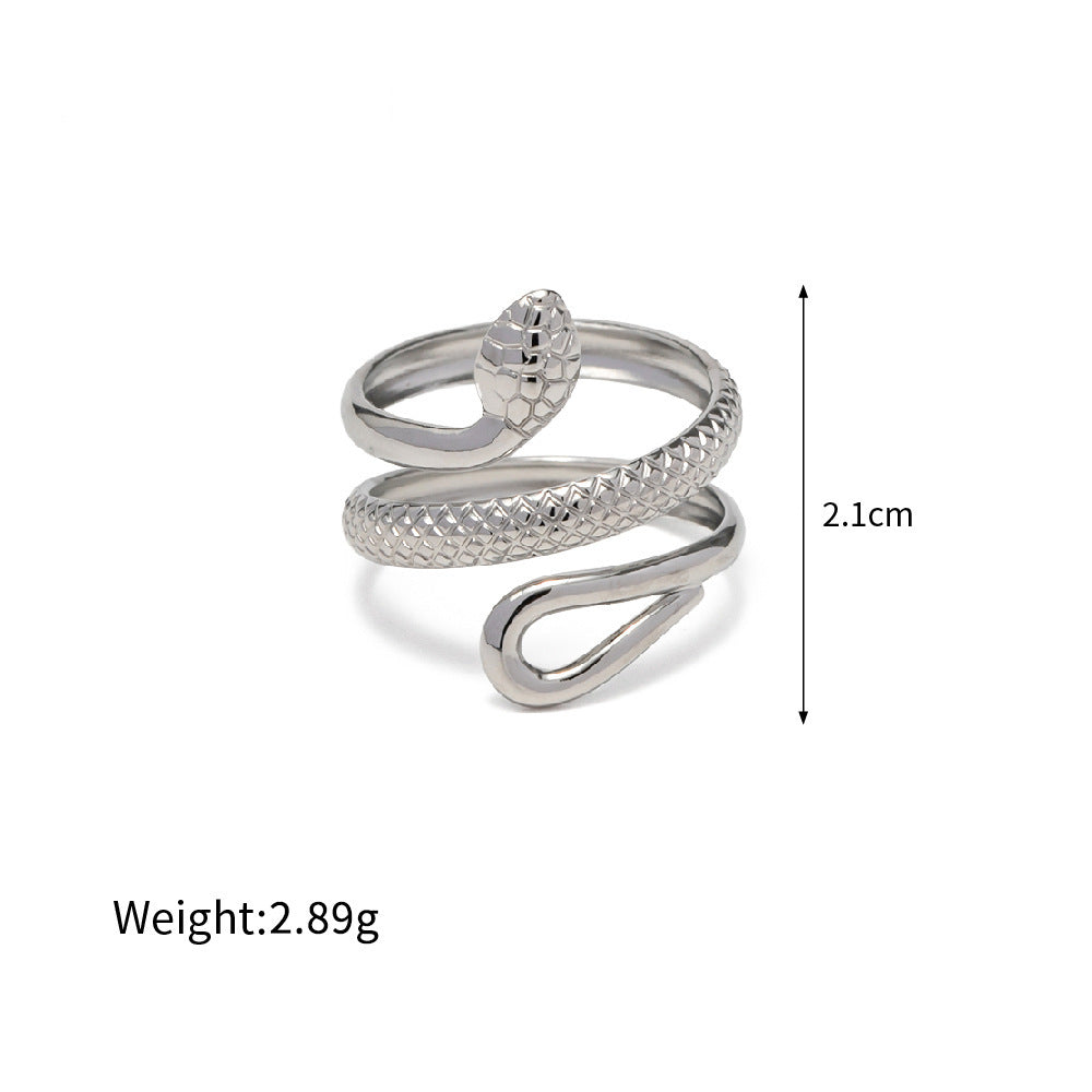 Assorted Snake Rings — dimensions and size reference 08