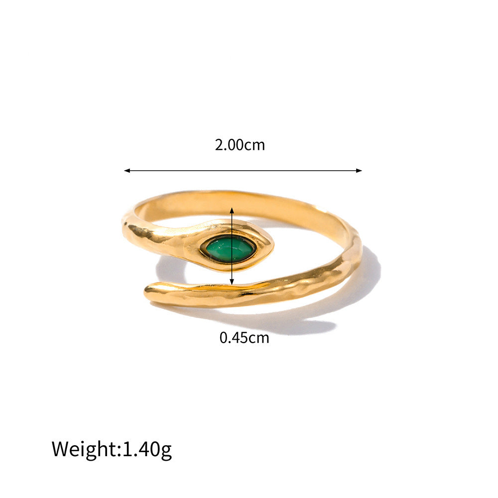 Assorted Snake Rings — dimensions and size reference 13