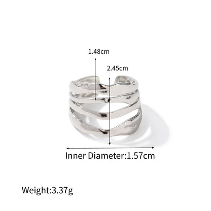 Silver-Tone Sculptural Open Rings — dimensions and size reference 08