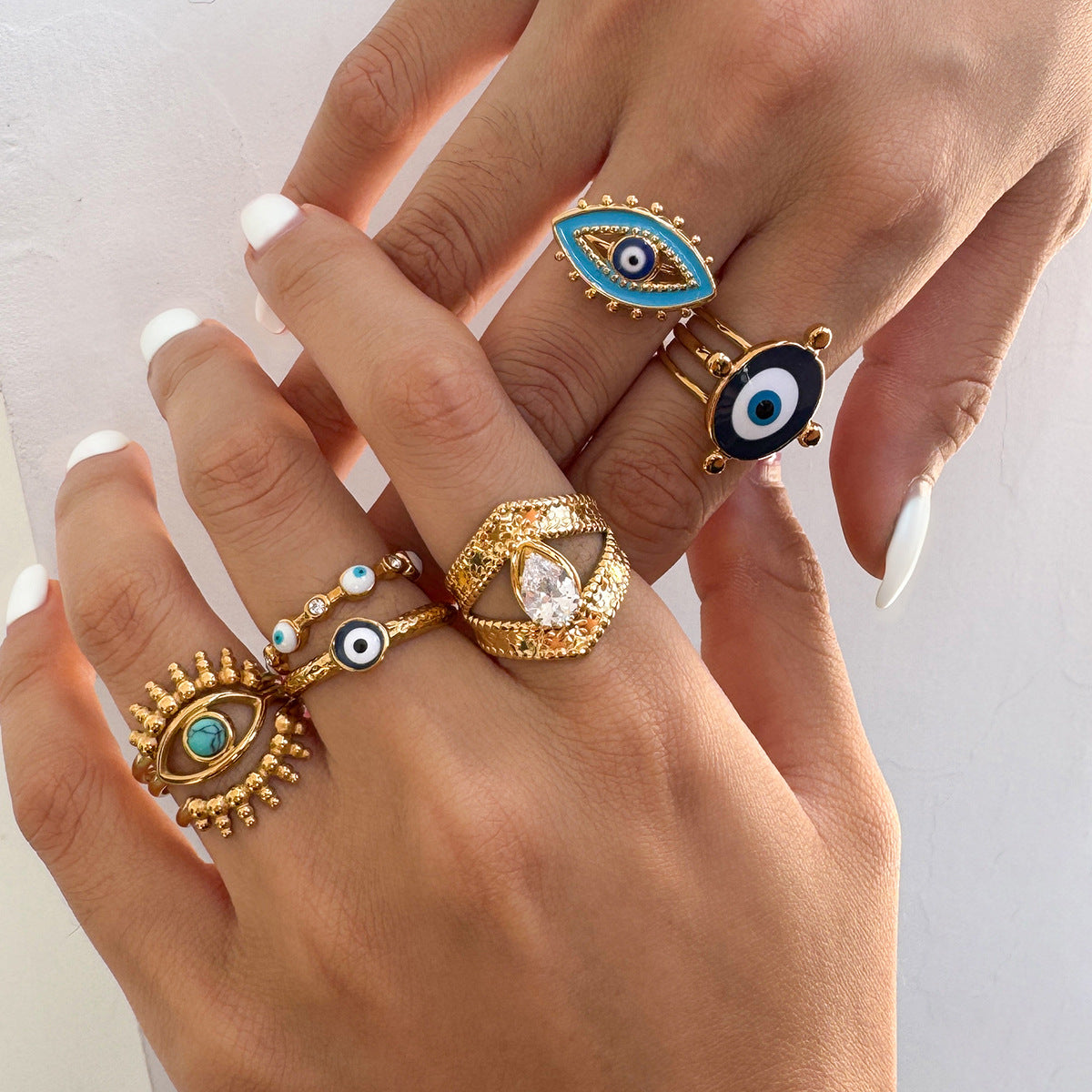 Evil Eye Ring — styled view 03