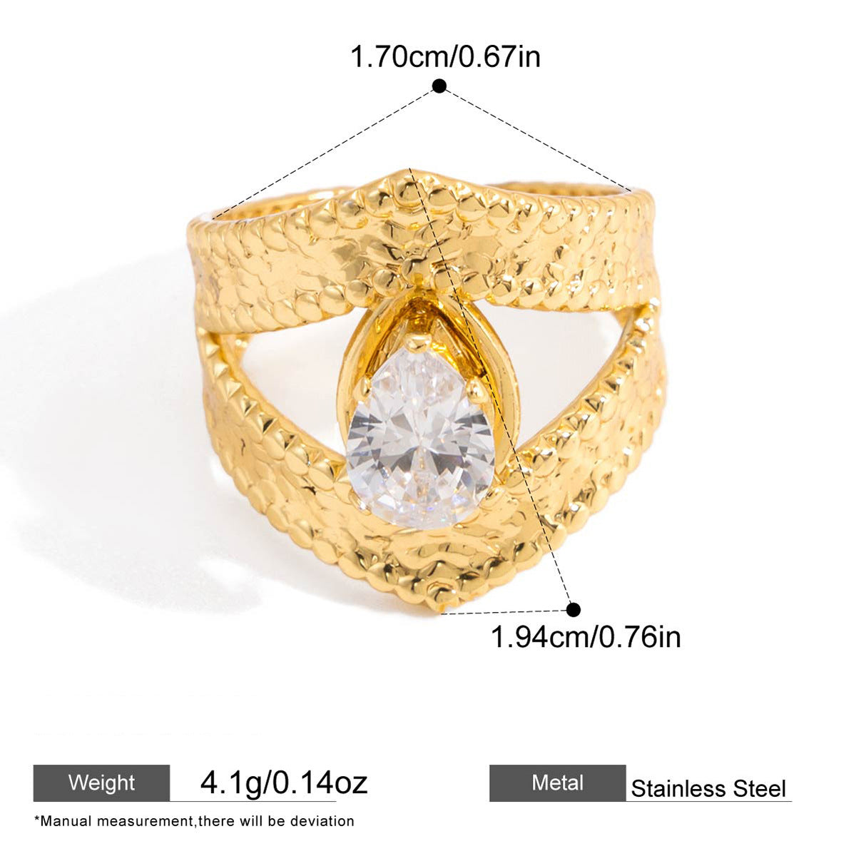 Evil Eye Ring — dimensions and size reference 07