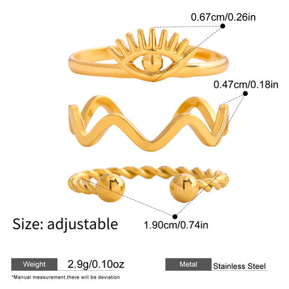 Evil Eye Ring — dimensions and size reference 09