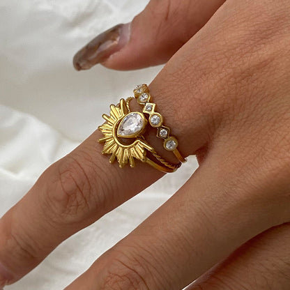 Assorted Stacking Rings — flat lay 04
