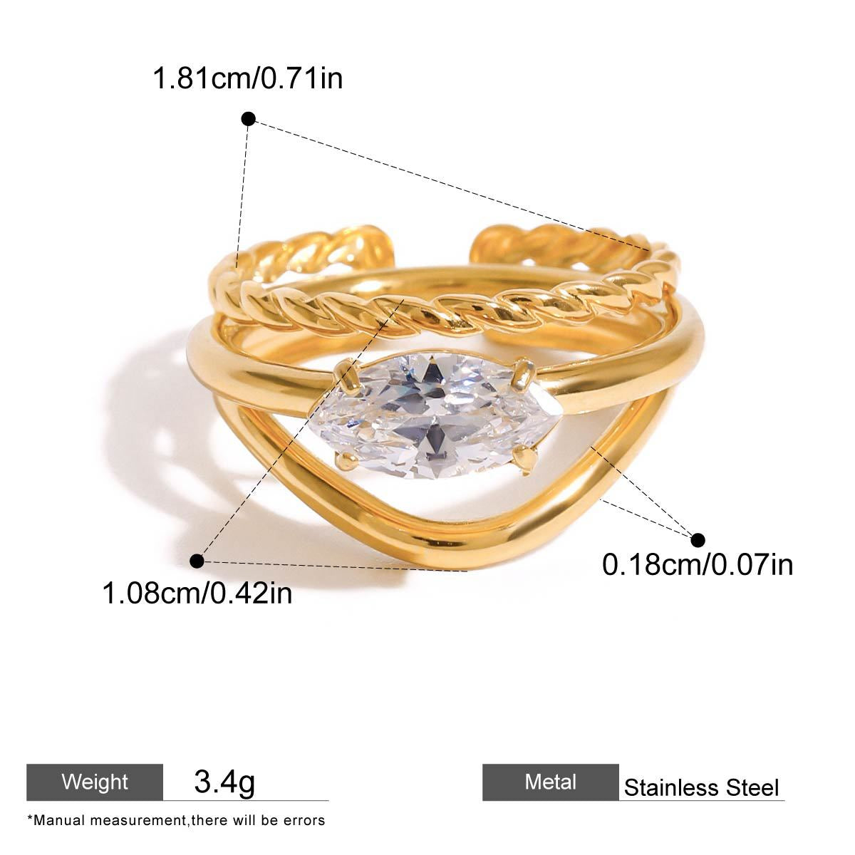 Assorted Stacking Rings — dimensions and size reference 06
