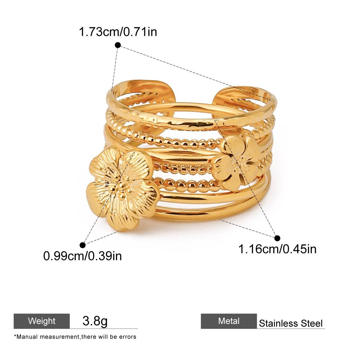 Assorted Stacking Rings — dimensions and size reference 08