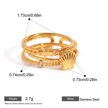 Assorted Stacking Rings — dimensions and size reference 09