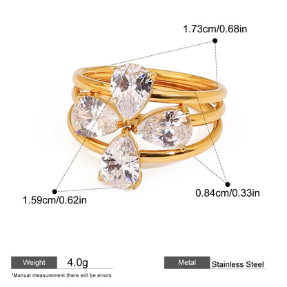 Assorted Stacking Rings — dimensions and size reference 12