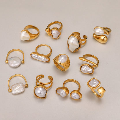 Pearl Statement Rings — styled view 03