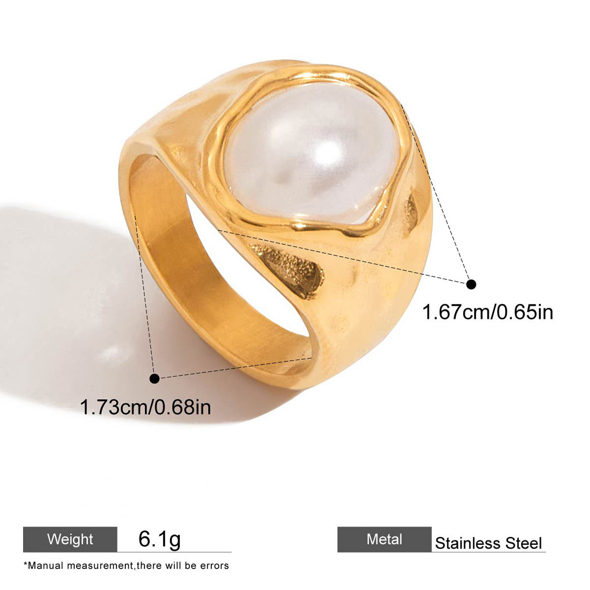 Pearl Statement Rings — dimensions and size reference 09