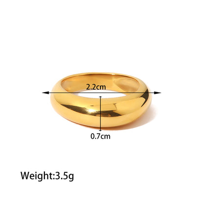Assorted Gold-Tone Zircon Rings — dimensions and size reference 11