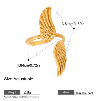 Assorted Gold-Tone Zircon Rings — dimensions and size reference 23