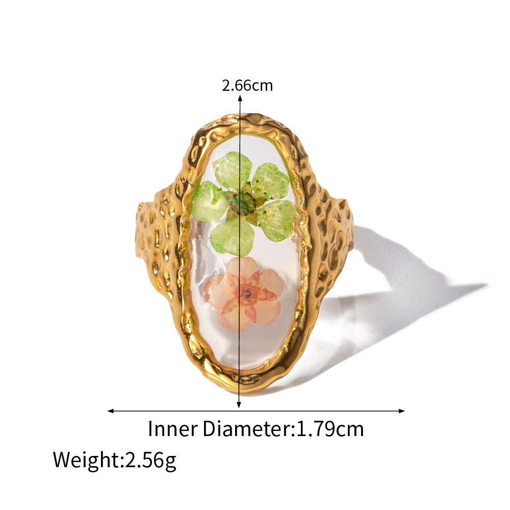 Assorted Gold-Tone Zircon Rings — dimensions and size reference 26