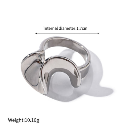 Two-Tone Sculptural Statement Rings — dimensions and size reference 08