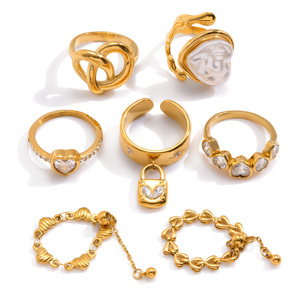 Zircon and Chain Ring — product view 05