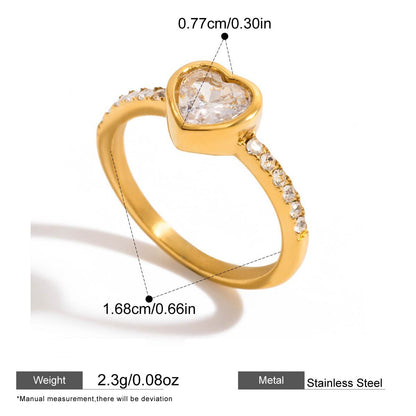 Zircon and Chain Ring — dimensions and size reference 12