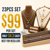 Modern Mixed Metal Jewelry Set