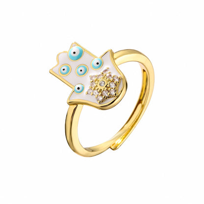 Hamasa&evil eye ring