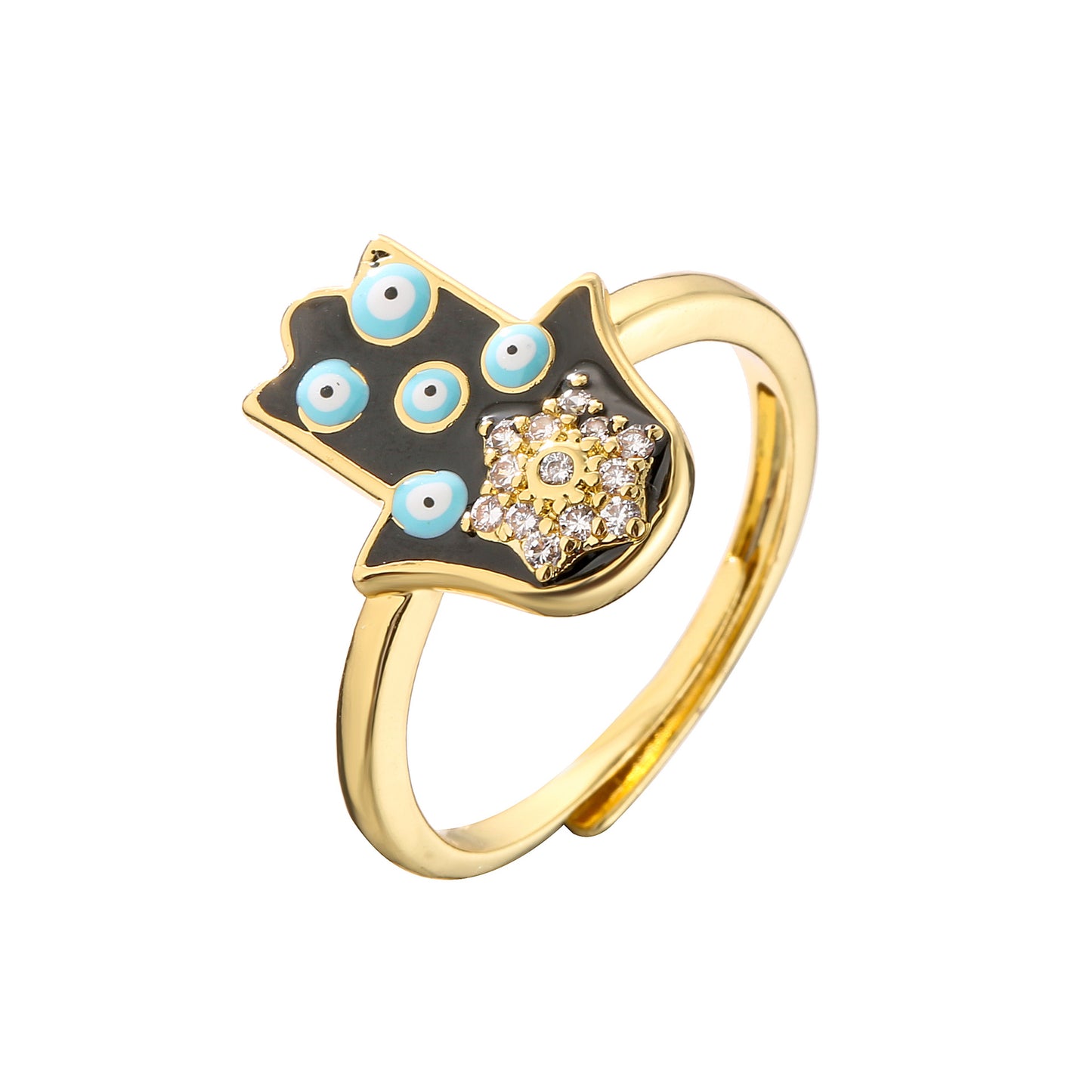 Hamasa&evil eye ring